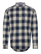 Superdry L/S Cotton Lumberjack Shirt Blå