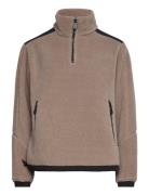 Sail Racing W Gale Pile Half Zip Brun