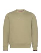 Tommy Hilfiger Tommy Logo Tipped Crewneck Grön