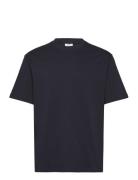 Mango Basic 100% Cotton Relaxed-Fit T-Shirt Marinblå