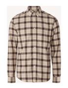 Lexington Clothing Casual Flannel Check B.d Shirt Brun