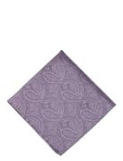 Portia 1924 Paisley Silk Pocket Square Rosa