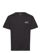 Tommy Jeans Tjm Reg Signature Tee Ext Svart