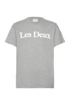 Les Deux Charles T-Shirt Grå