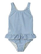 Liewood Amara Stripe Swimsuit Blå