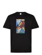 ONLY & SONS Onsmarvel Life Lic Reg Ss Tee Svart