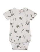 Petit Piao Body S/S Sum Printed Beige