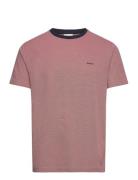 GANT 4-Col Oxford Regular Ss T-Shirt Rosa