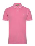 United Colors Of Benetton H/S Polo Shirt Rosa