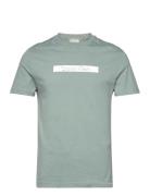 Calvin Klein Cut Out Shadow Logo T-Shirt Grön
