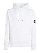 Calvin Klein Jeans Badge Hoodie Vit