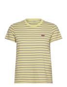 LEVI´S Women Perfect Tee Cool Stripe Powder Gul