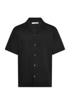 Mango Regular-Fit Shirt With Bowling Neck Svart