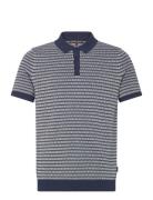 Michael Kors Tuck Stripe Polo Marinblå