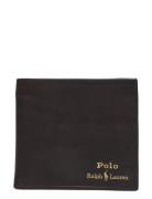 Polo Ralph Lauren Leather Billfold Wallet Brun