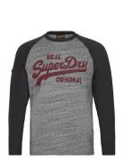 Superdry Athletic Vl Raglan L/S Top Grå