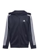 Adidas Sportswear U Tr-Es 3S Fzhd Marinblå