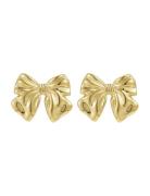 Bud To Rose Bow Large Earring Guld