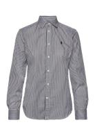 Polo Ralph Lauren Classic Fit Striped Cotton Shirt Svart