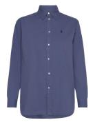 Polo Ralph Lauren Over Fit Cotton Twill Shirt Marinblå