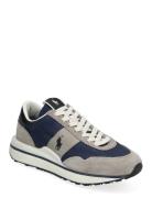 Polo Ralph Lauren Train 89 Leather & Canvas Sneaker Marinblå