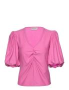 Gestuz Rifagz Ss Balloon Blouse Rosa