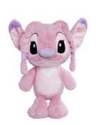 Disney Flopsies Angel, 25Cm Toys Soft Toys Stuffed Toys Pink Lilo & St...