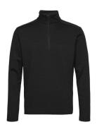 Abacus Mens Sunningdale Halfzip Svart