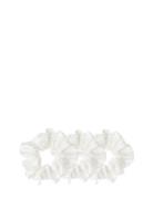 Cloud & Glow Silk Scrunchies 4 Cm White Vit