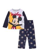 Mickey Mouse Pyjama Marinblå