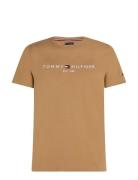 Tommy Hilfiger Tommy Logo Tee Beige