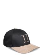 Les Deux Baseball Cap Contrast Suede Ii Svart