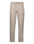 Lindbergh Linen Blend Herringb Pants Beige