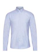 Lindbergh Oxford Superflex Shirt L/S Blå