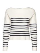 Mango Boat-Neck Knitted Sweater Vit