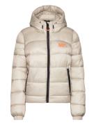 Superdry Sport Sports Puffer Bomber Jacket Beige