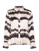 Mango Tie-Dye Pleated Shirt Multi/patterned