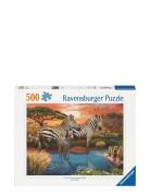 Ravensburger Zebras In Sunset 500P Multi/patterned