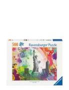 New York Postcard 500P Toys Puzzles And Games Puzzles Classic Puzzles ...