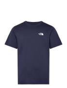 The North Face M Ss Simple Dome Tee Marinblå