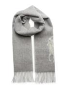 Polo Ralph Lauren Big Pony Wool Scarf Grå