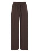 Vila Viclua Hw Wide Pants-Noos Brun