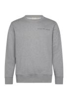 GANT Printed Graphic C-Neck Sweat Grå