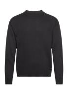 Jack & J S Jjejack Knit Crew Neck Sn Svart