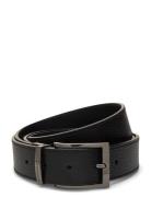 Emporio Armani Tongue Belt Svart