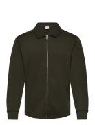 Selected Homme Slhemanuel Soft Full Zip Sweat Noos Grön