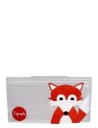 3 Sprouts Snack Bag , Fox/Grey Home Meal Time Lunch Boxes Grey 3 Sprou...