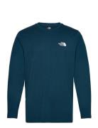 The North Face M L/S Simple Dome Tee Blå