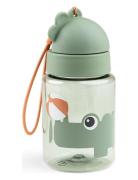 D By Deer Straw Bottle Playground Green 280 Ml Grön