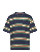 The New Tnleo Os S_S Tee Marinblå